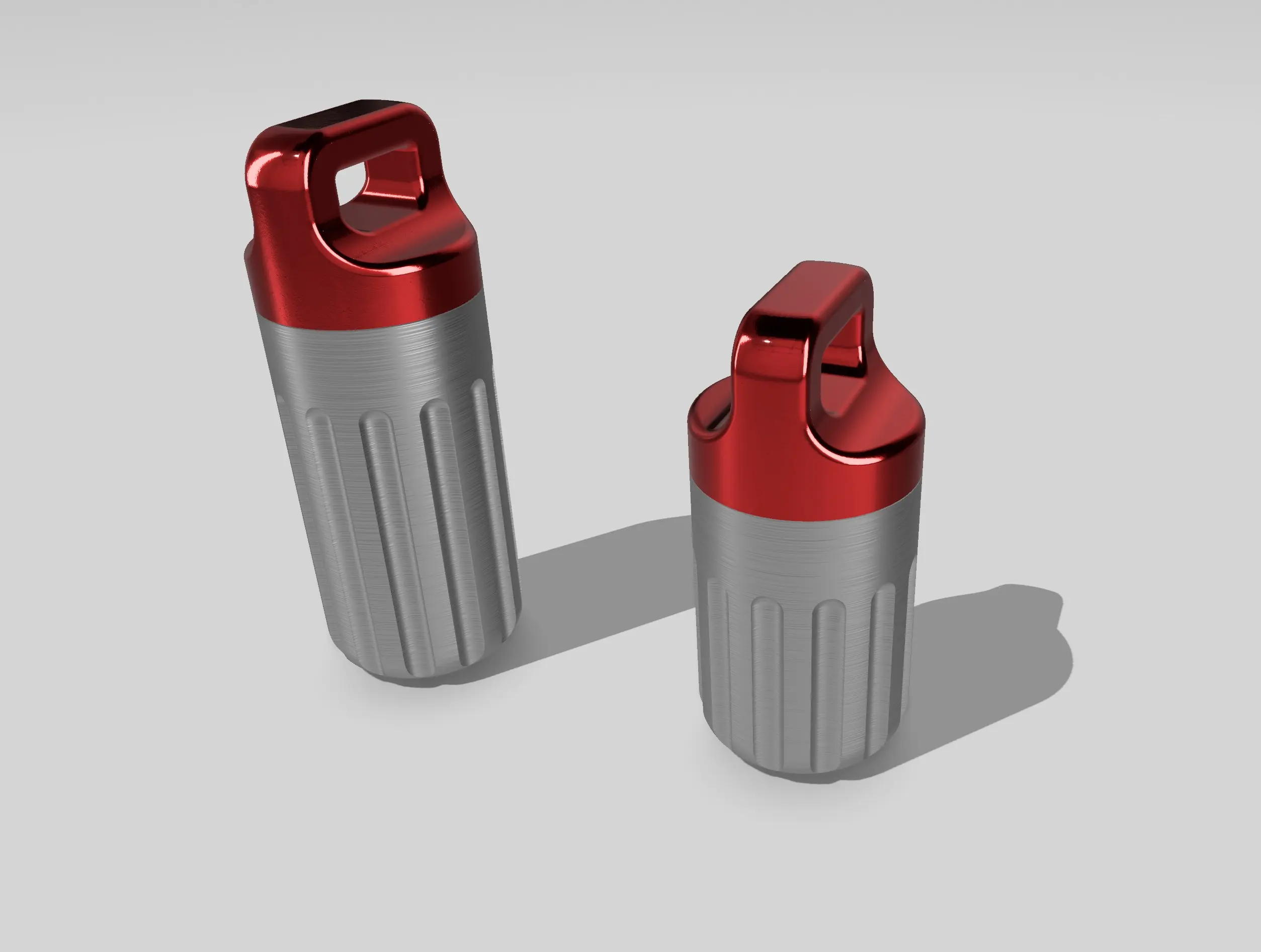 Bronvoorbeeld van het 3D-model EDC KEYCHAIN PILL CONTAINER door brc127