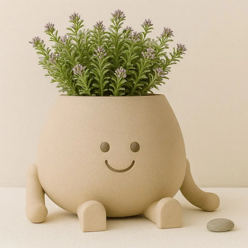 Bronvoorbeeld van het 3D-model Happy Flowerpot door NotJustLayers