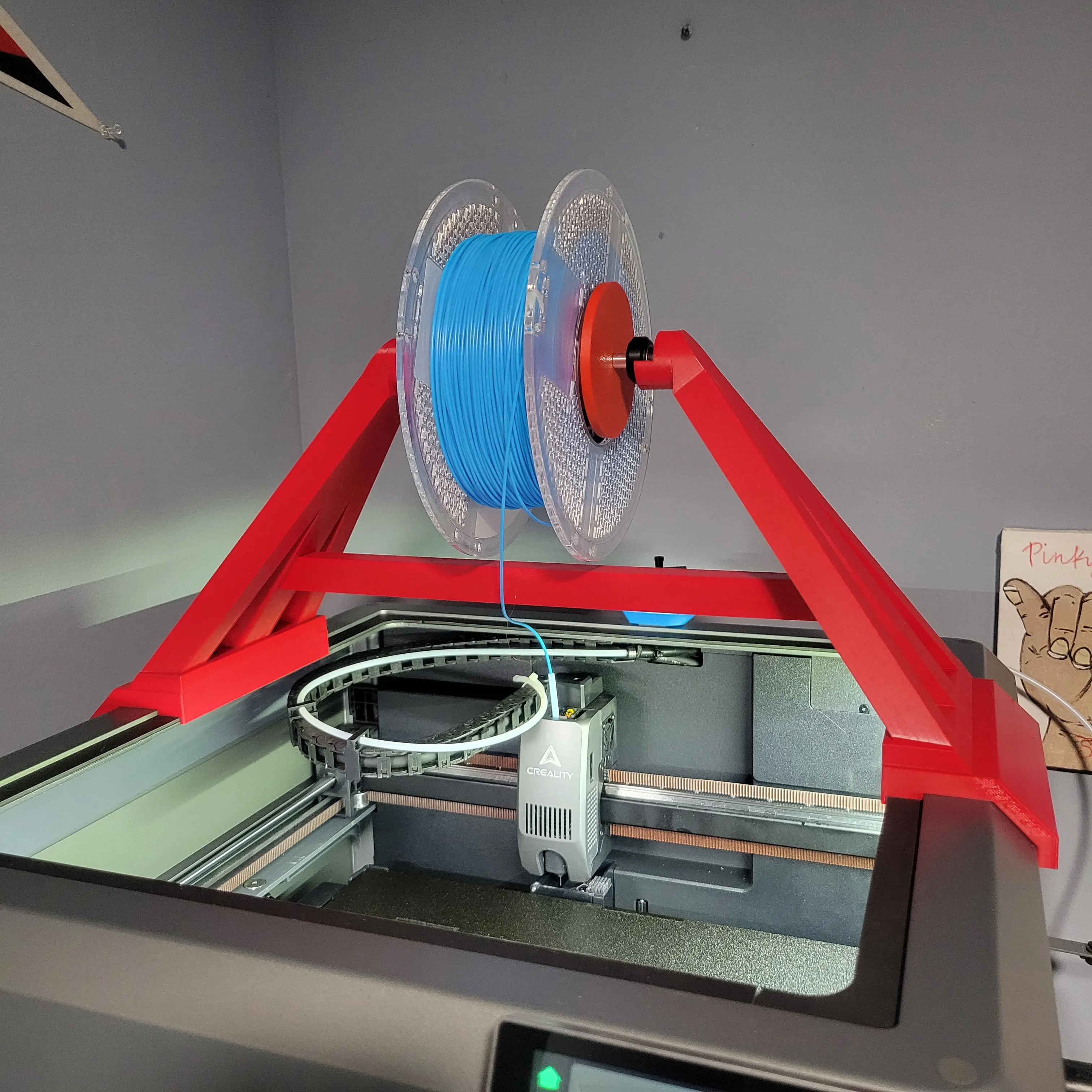 Bronvoorbeeld van het 3D-model K2 Plus and Pro Top Spool Holder door David-Blake