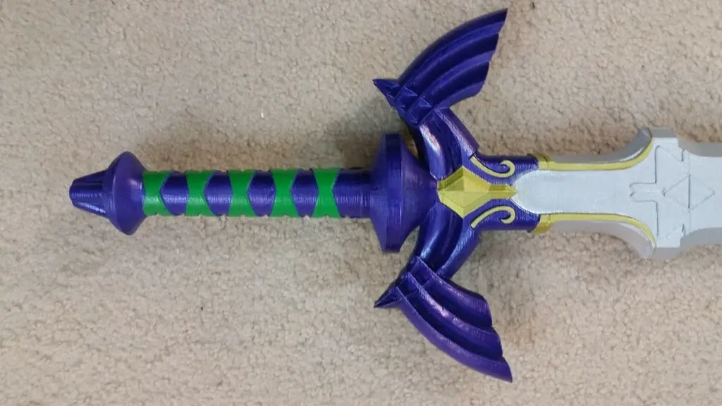 Bronvoorbeeld van het 3D-model Legend of Zelda Master Sword door CJ Hauser