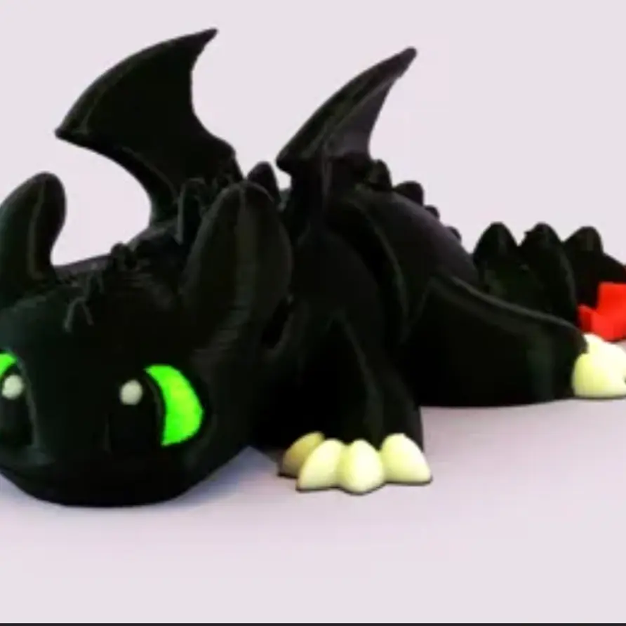 Bronvoorbeeld van het 3D-model toothless door LfredL16